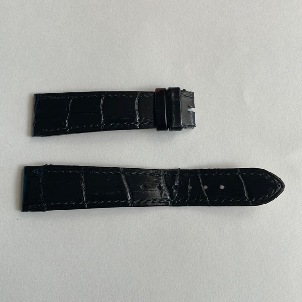 New watch leather belt BLACK